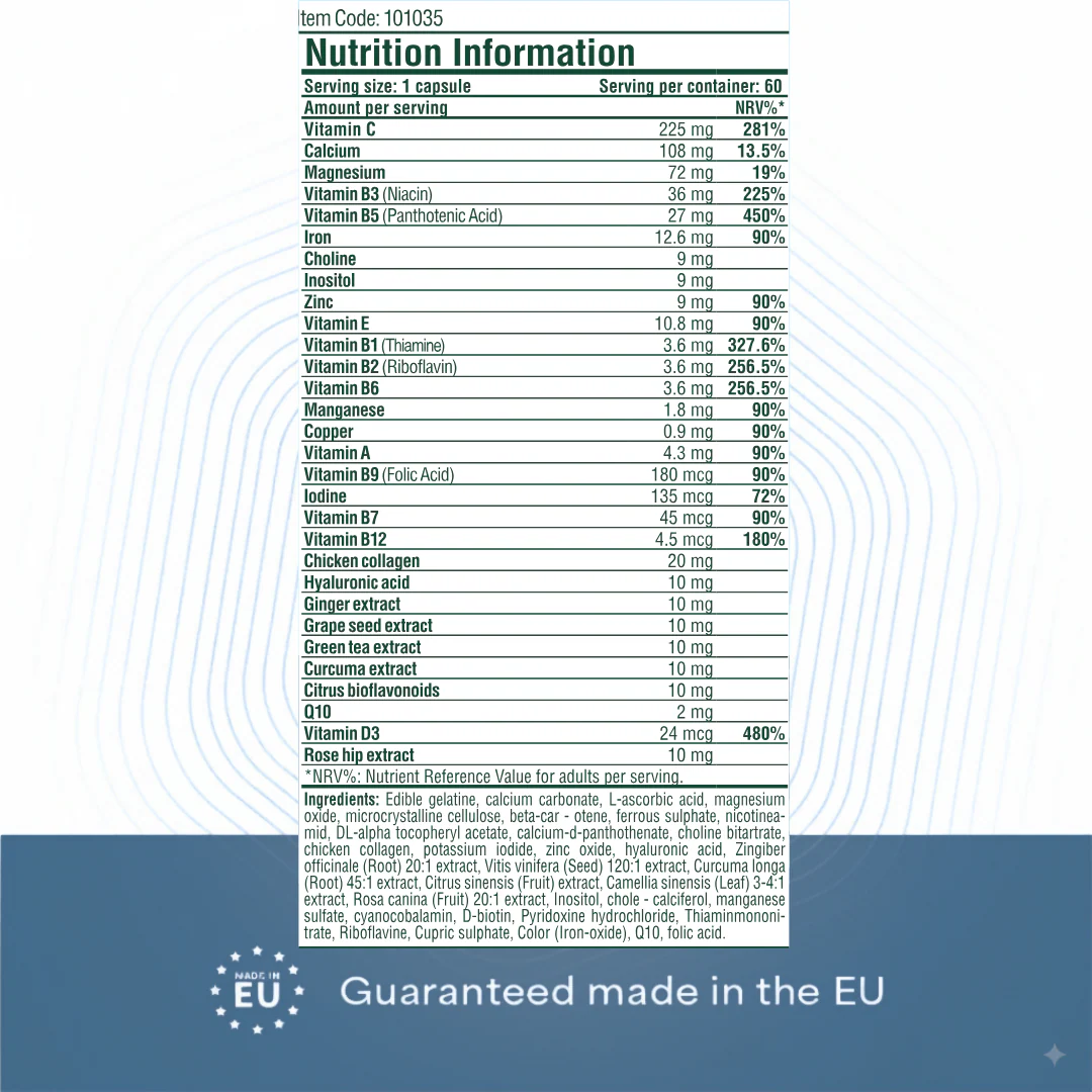 Heyday Essentials: 50+ Multivitamins (60 Capsules) - Image 3
