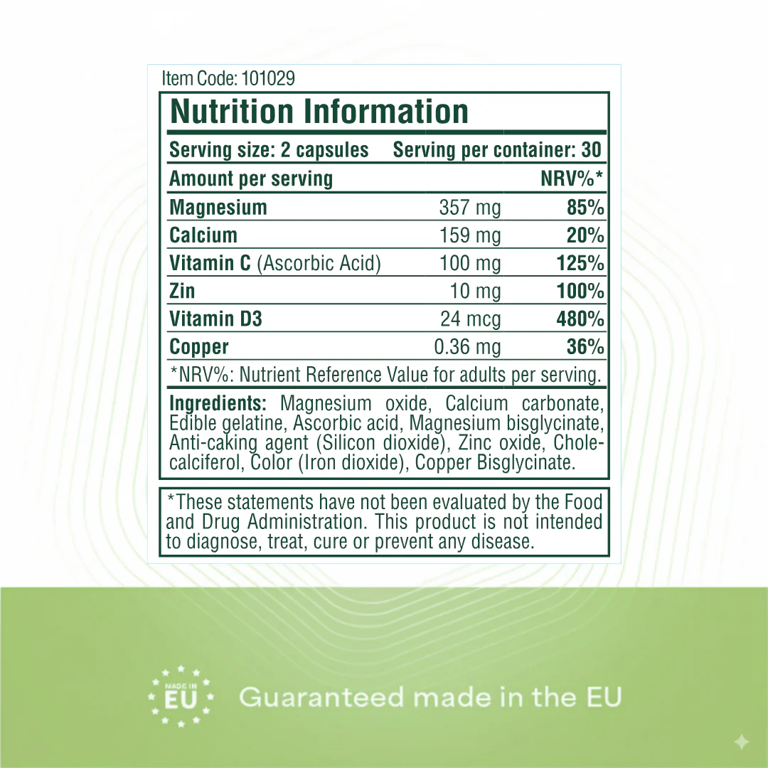 Heyday Essentials: Bone Complex (60 Capsules) - Image 3