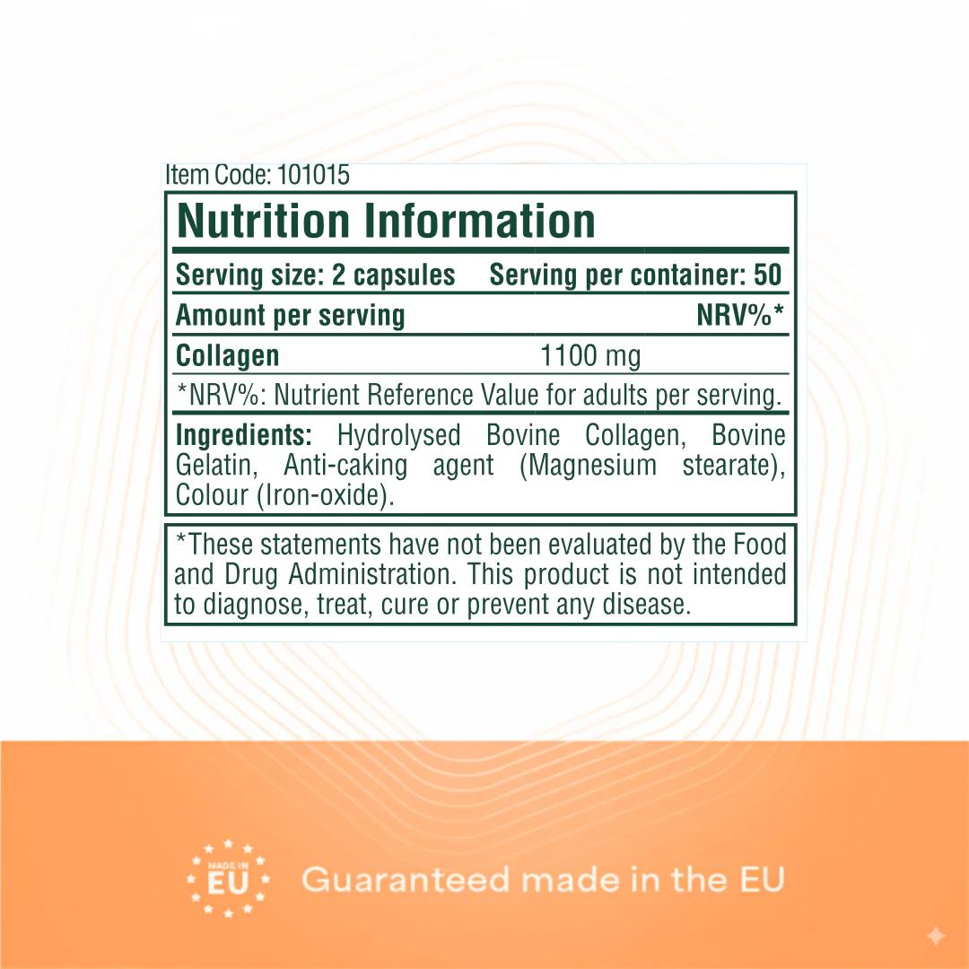 Heyday Essentials: Bovine Collagen (100 Capsules) - Image 3