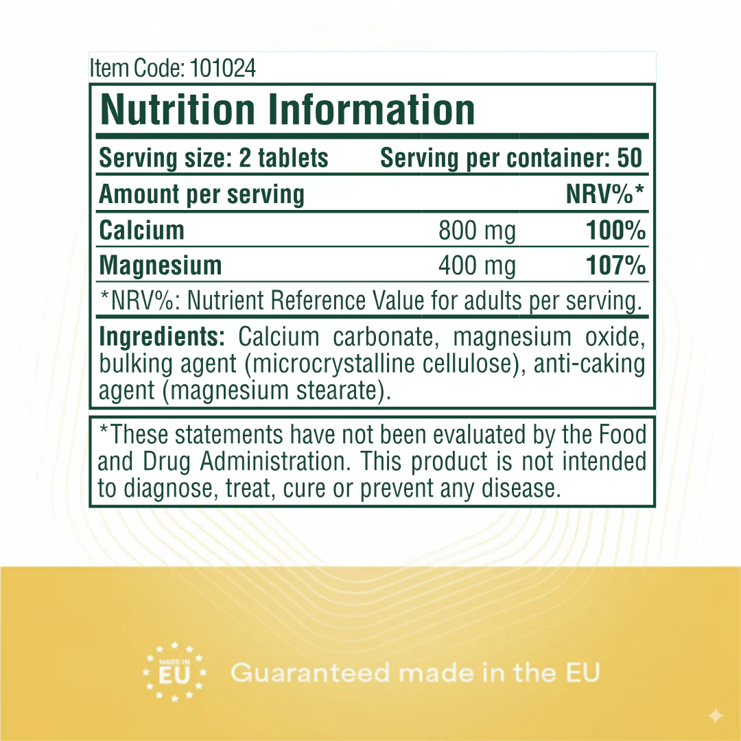 Heyday Essentials: CA-MG Tablets (100 Tablets) - Image 3