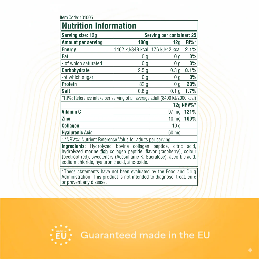 Heyday Essentials: CollaGold (Raspberry Flavor, 300g) - Image 3