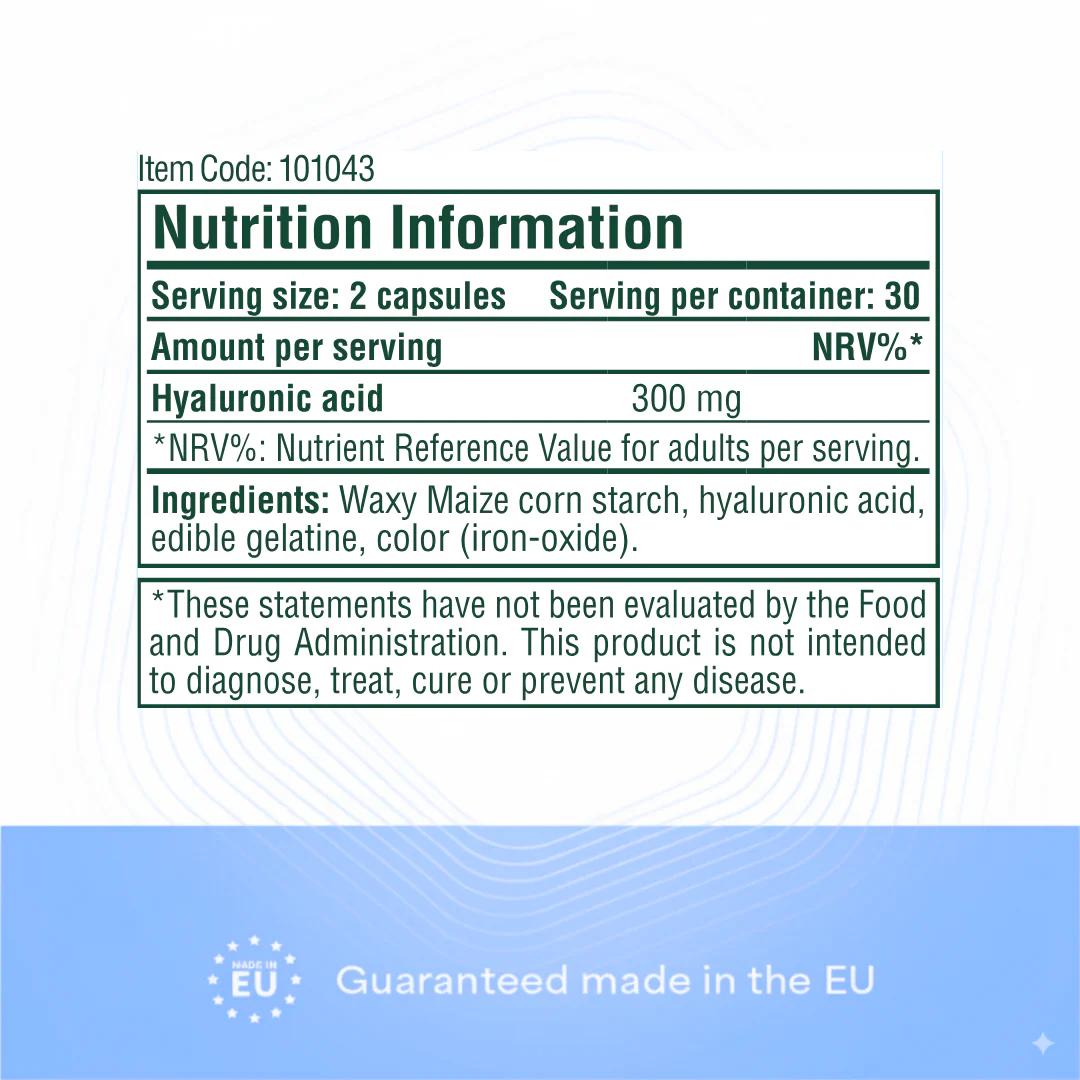 Heyday Essentials: Hyaluron (60 Capsules) - Image 3