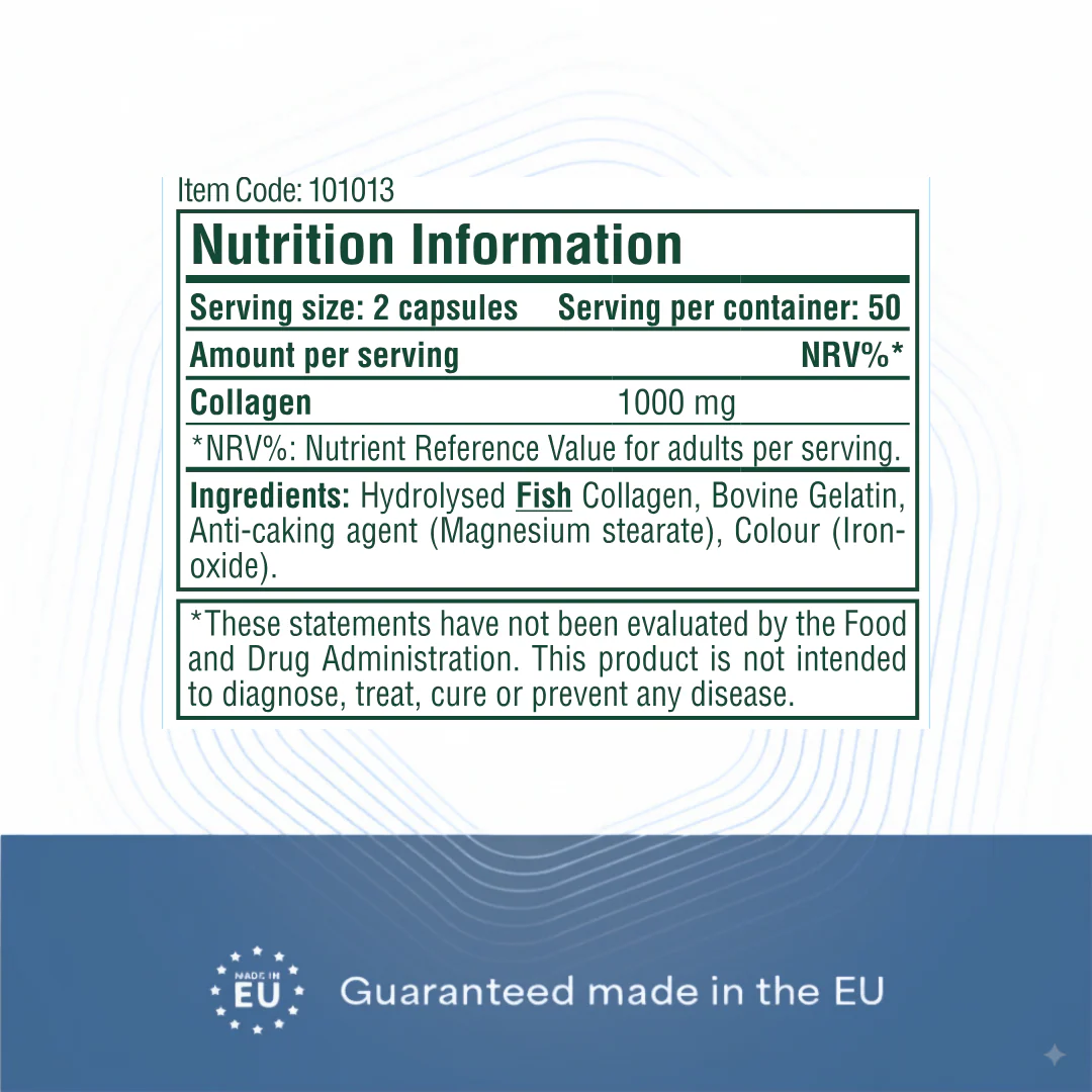 Heyday Essentials: Marine Collagen (100 Capsules) - Image 3