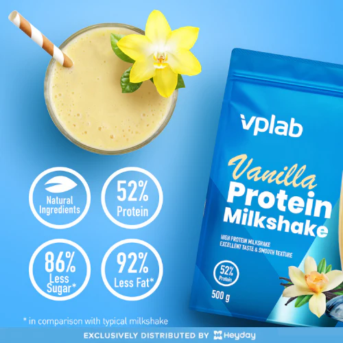 VPLab Sports Protein Milkshake in Vanilla Flavor (500g) - Image 6