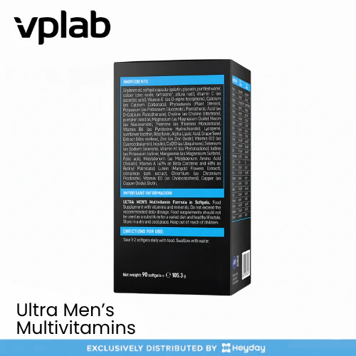 VPLab Ultra Men's Multivitamin Formula (90 Softgels) - Image 4